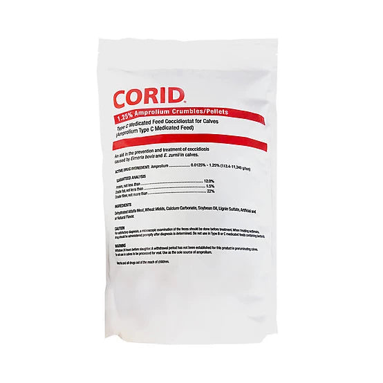 Corid (Amprolium) 1.25% Pellets 10lb