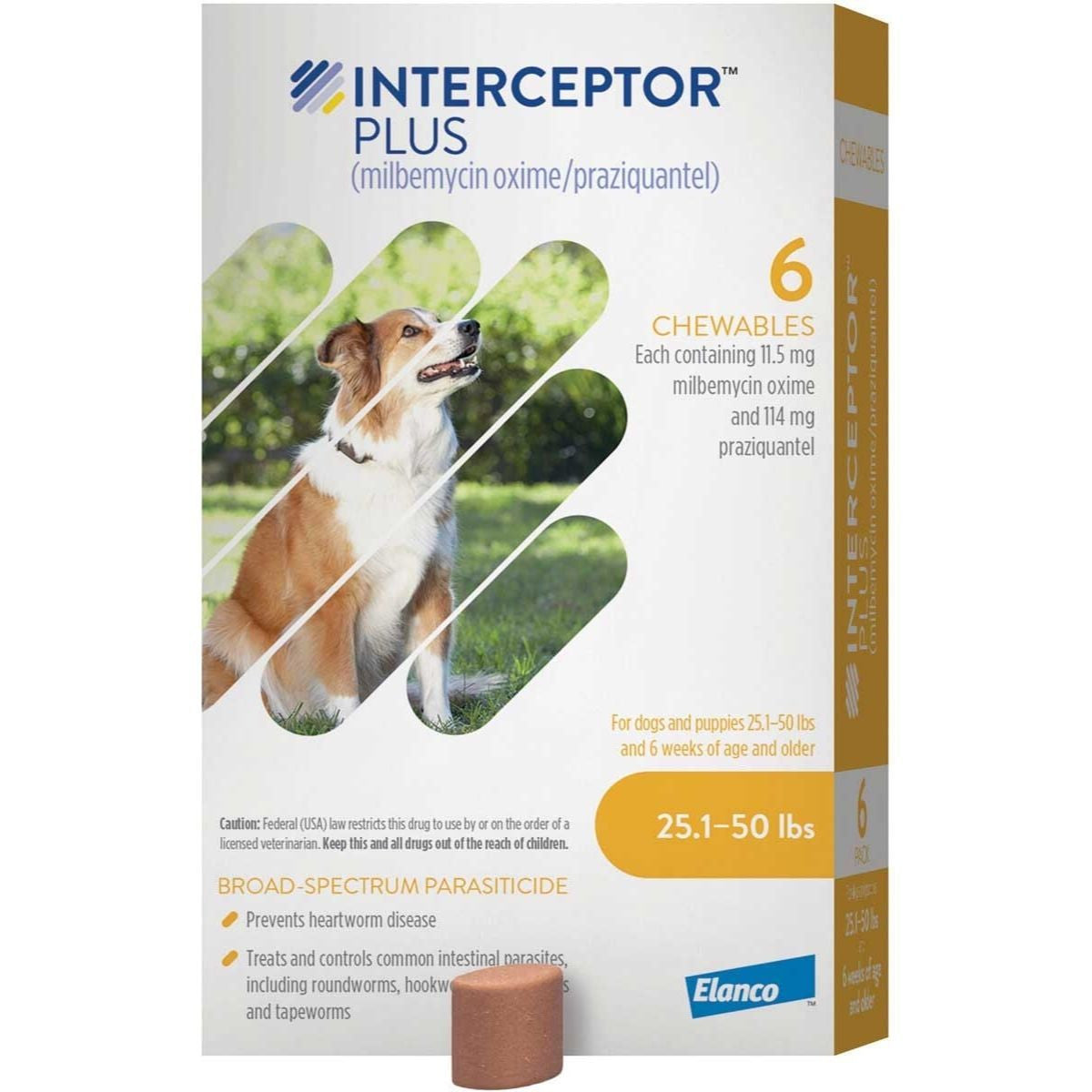 Interceptor Plus Chewables for Dogs 6 Pack - Prescription Required