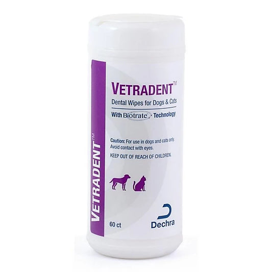 Vetradent Dental Wipes 60ct