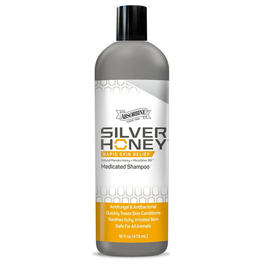 Silver Honey Rapid Skin Relief Antifungal and Antibacterial Medicated Shampoo, 16oz