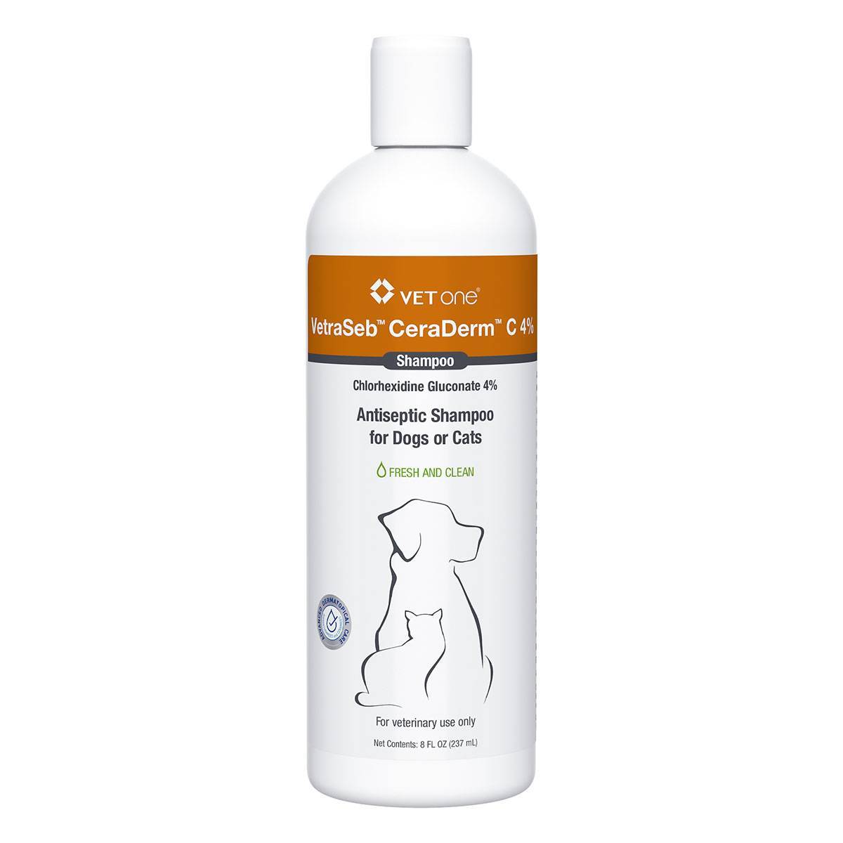 VetraSeb CeraDerm C 4% Antiseptic Shampoo