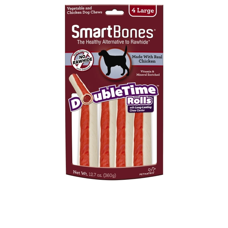 SmartBones DoubleTime Rolls 4ct.