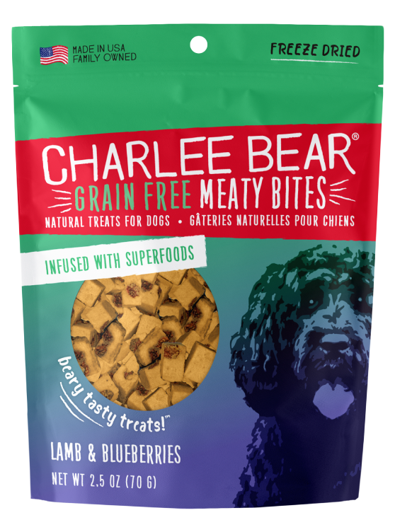 Charlee Bear Grain Free Meaty Bites 2.5oz.