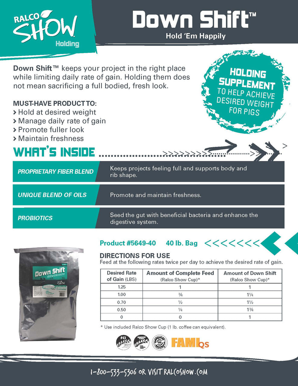 Ralco Show Down Shift 40#