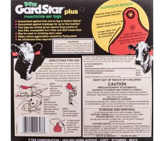 Y-Tex GardStar Plus Insecticide Tags - 25ct