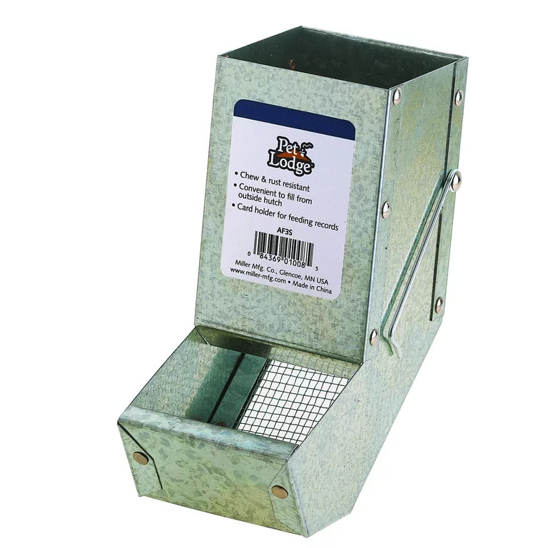 3" Metal Rabbit Feeder