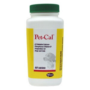 Pet Cal Tabs - 60 count bottle