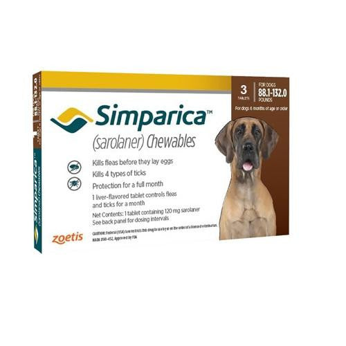 Simparica Flea & Tick Chews - Prescription Required