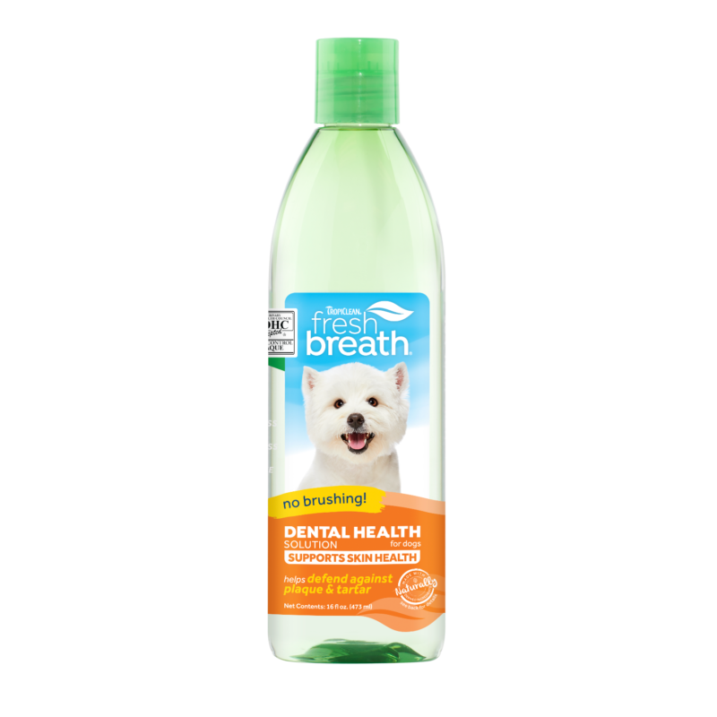 TropiClean Fresh Breath with Skin Health Support 16oz.