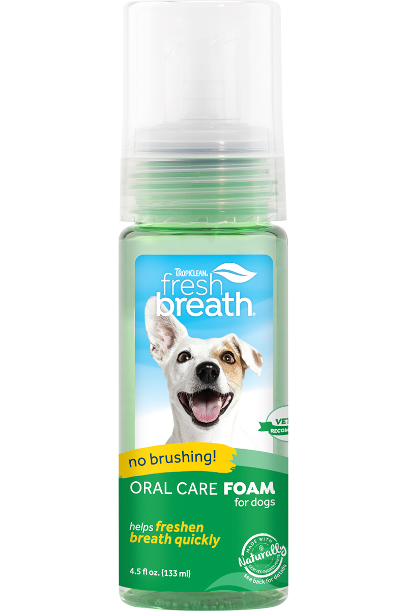 TropiClean Fresh Breath Foam 4.5oz