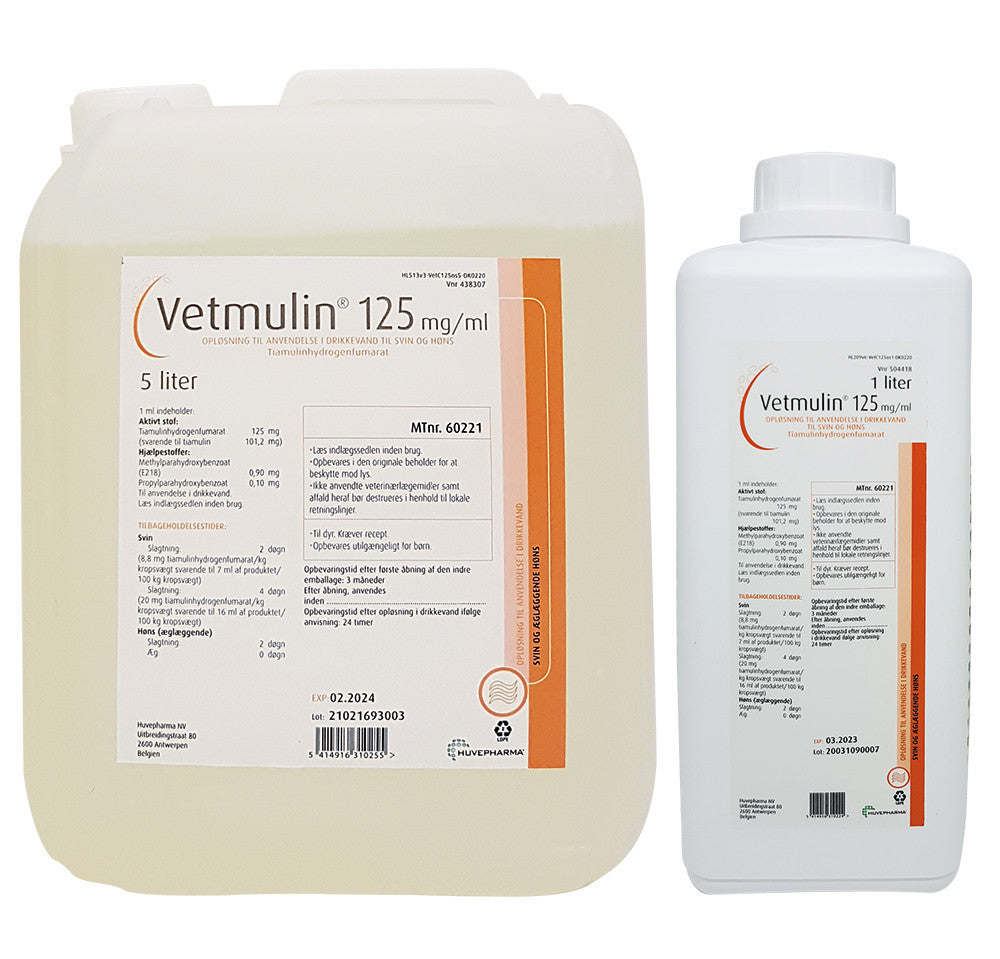 Vetmulin 12.5% - 1 Liter
