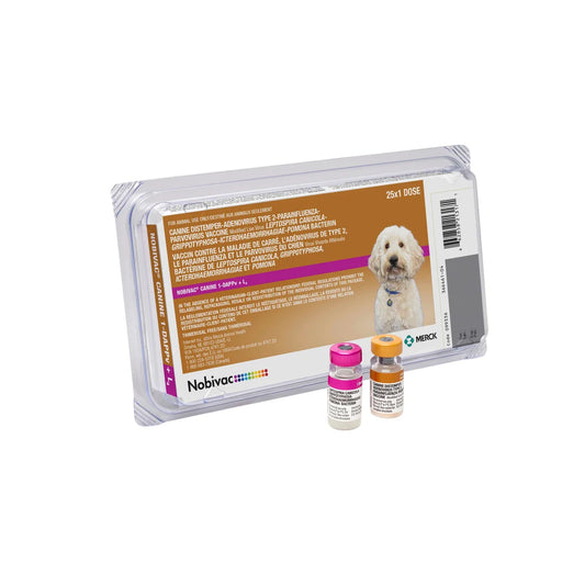 Nobivac Canine 1-DAPPv + L4 - 25 x 1 Dose Tray