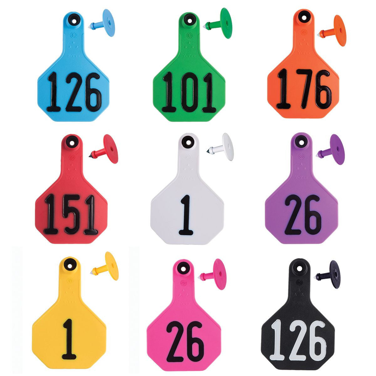Y-Tex 1* Identification Tags