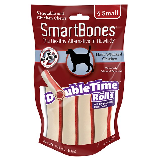 SmartBones DoubleTime Rolls 4ct. 
