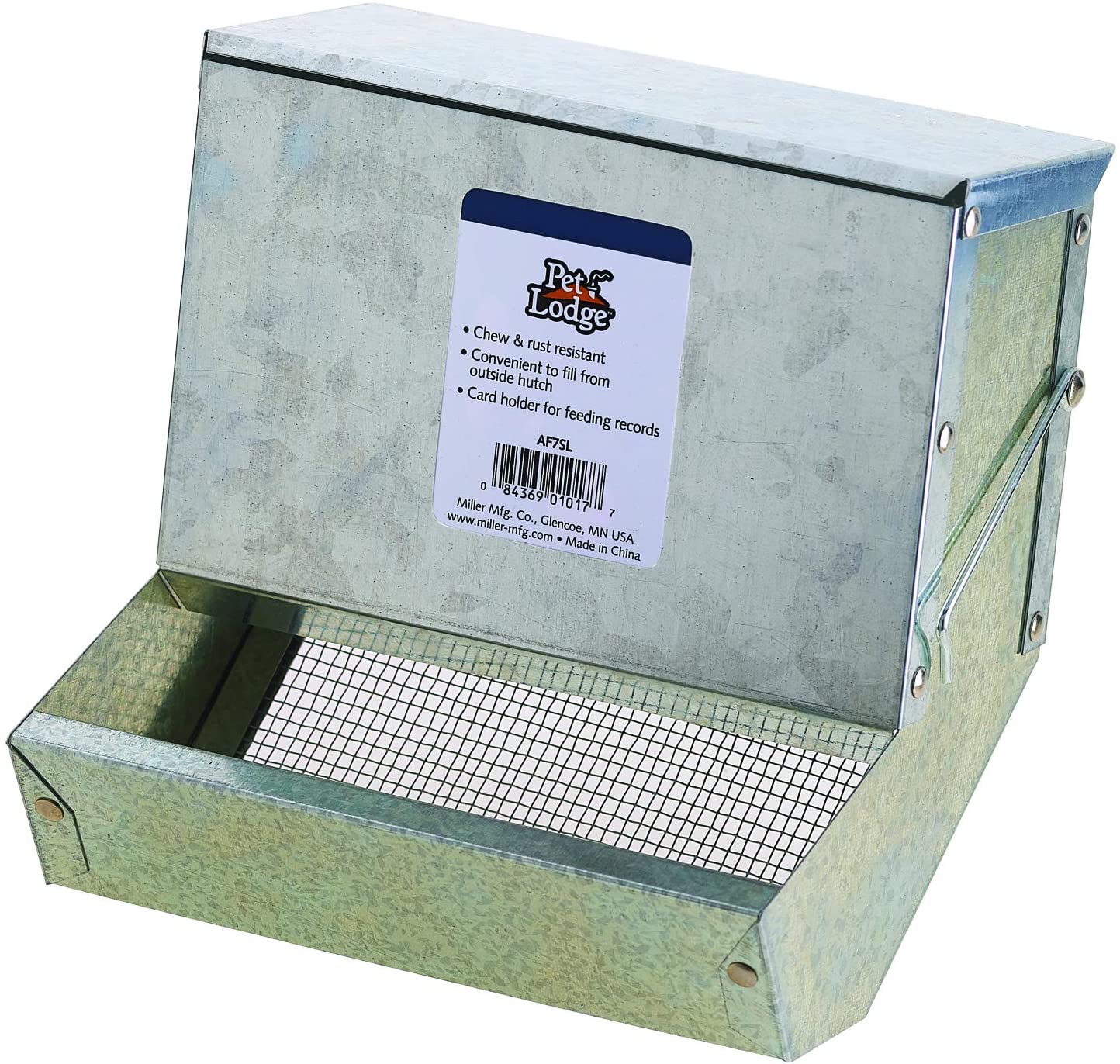 5" Metal Rabbit Feeder 