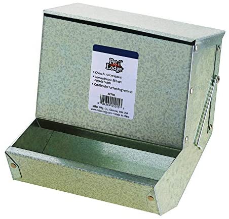 7" Metal Rabbit Feeder
