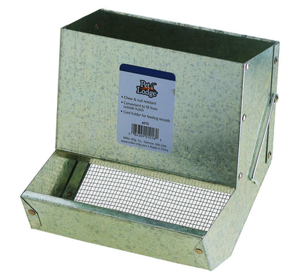 7" Metal Rabbit Feeder