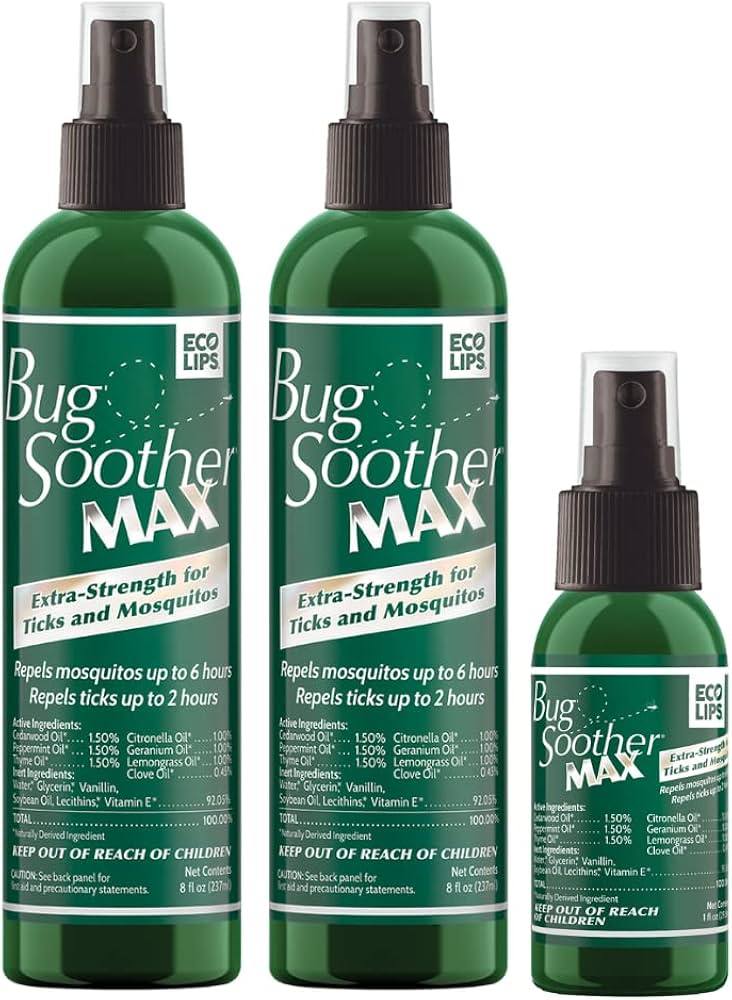 Bug Soother Max Extra Strength Mosquito & Tick Repellent