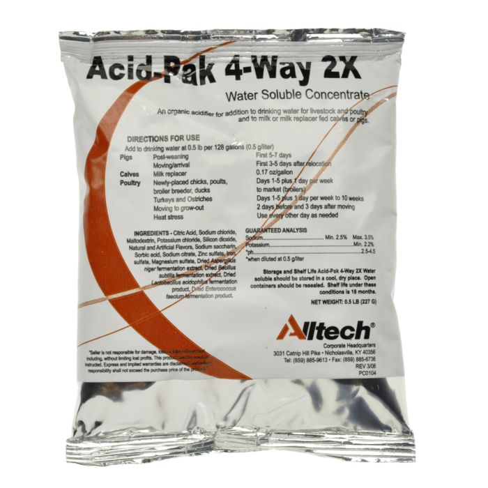Acid Pak 4-Way 2X  8oz.