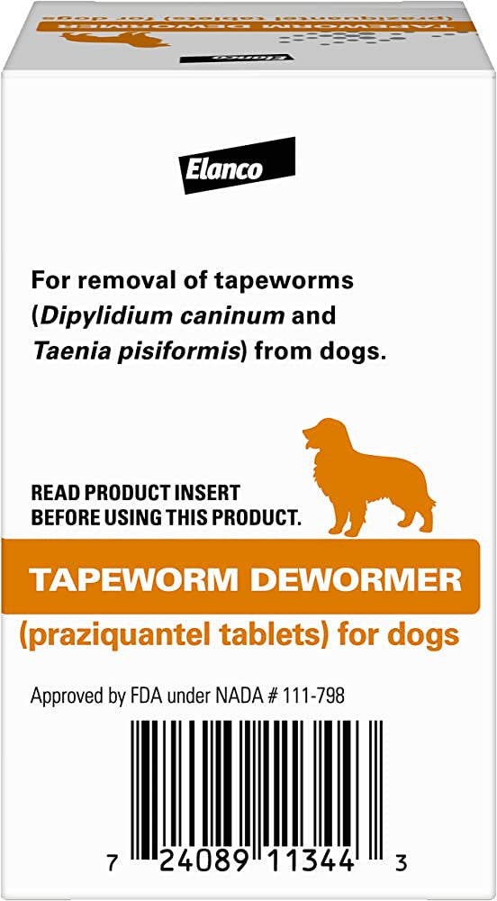 Tapeworm Dewormer for Dogs - 5ct