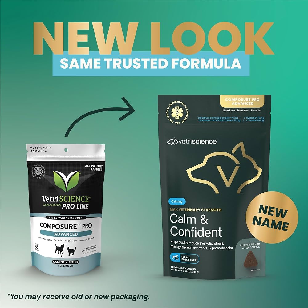 Calm & Confident Soft Chews for Dogs & Cats 45ct