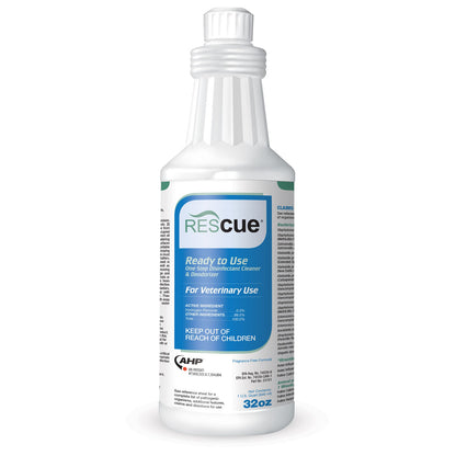 Rescue Disinfectant Ready to Use Liquid - 32oz 6 Pack