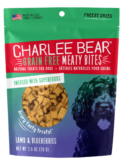 Charlee Bear Grain Free Meaty Bites 2.5oz.