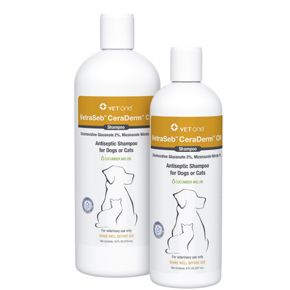 VetraSeb CeraDerm CM Antiseptic Shampoo