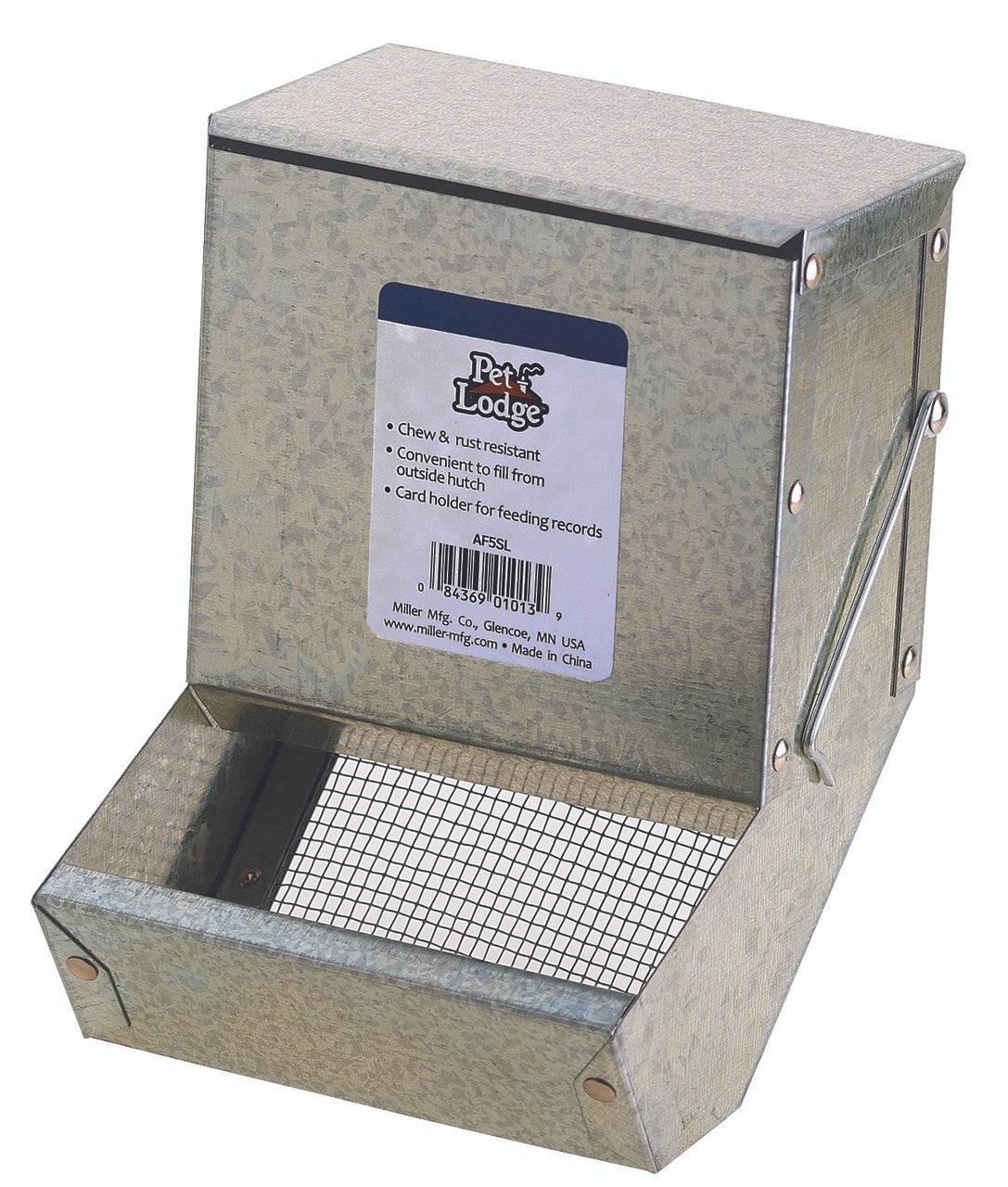 Metal Rabbit Feeder 5