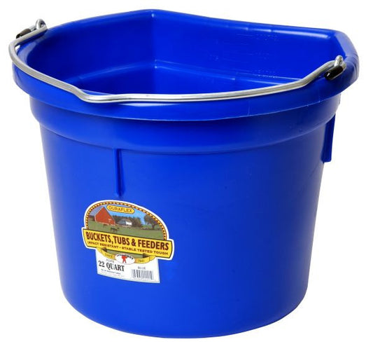 Little Giant Plastic Flat Back Bucket 22 Quart