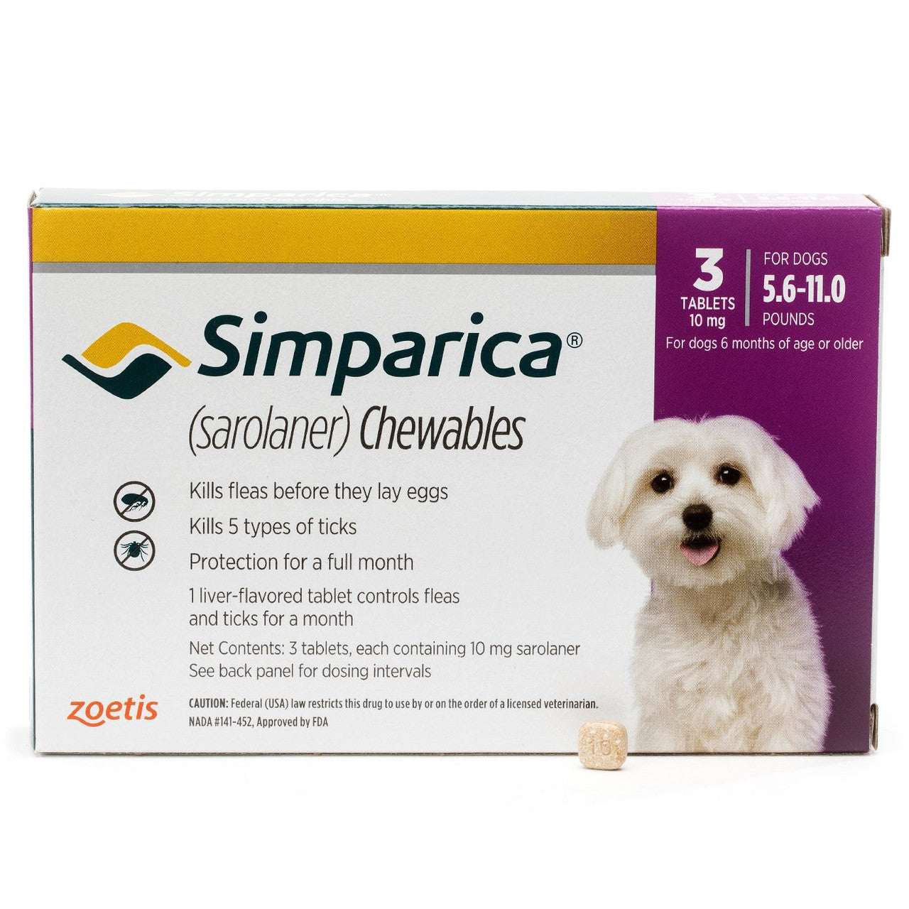 Simparica Flea & Tick Chews - Prescription Required