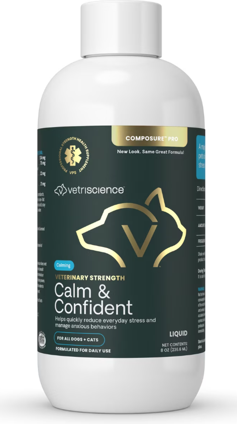 Composure Pro Calm & Confident Canine & Feline Liquid 8 oz.