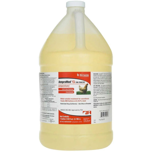 AmproMed P 9.6% Oral Solution for Poultry 1 Gallon