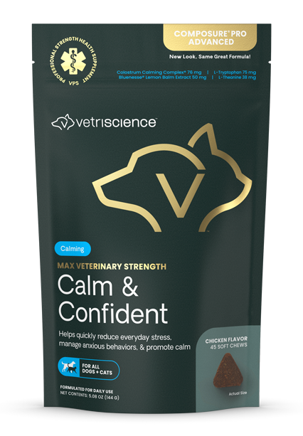 Calm & Confident Soft Chews for Dogs & Cats 45ct