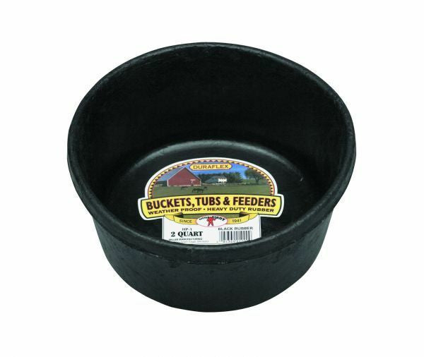 Little Giant Rubber Feed Pan - 2 Quart