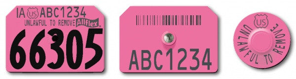AllFlex Swine Premise ID Tags