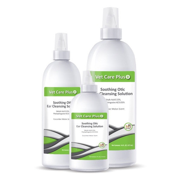 Vet Care Plus Soothing Otic Ear Cleansing Solution 8oz.