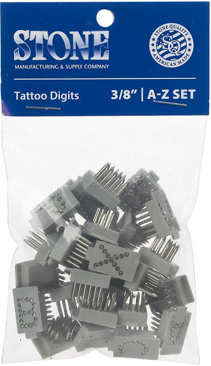 Standard Tattoo Digit 3/8"
