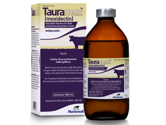 Tauramox Moxidectin Injectable Solution 500mL